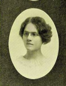 Annie V. Scott in the 1914 Pine Needles yearbook